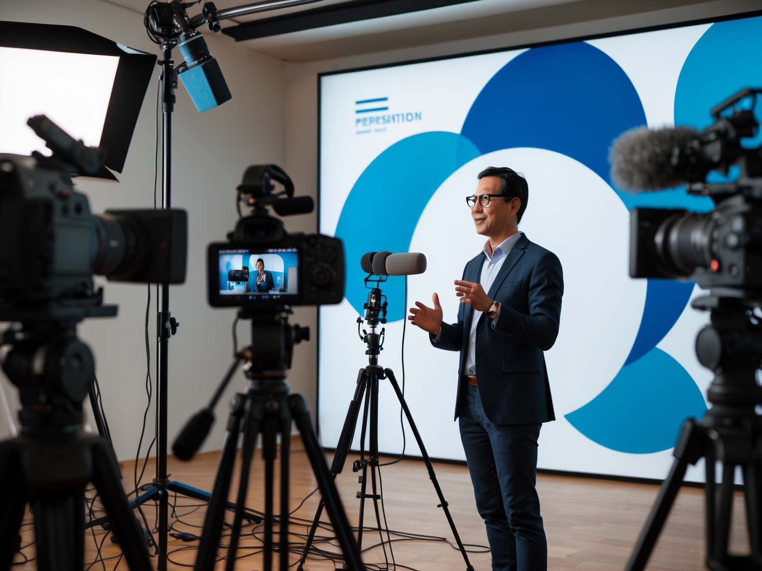 Webinar recording interface